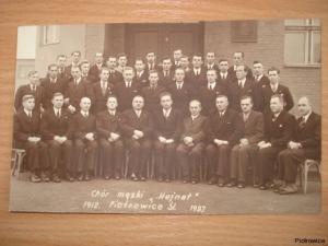 Chór Hejnał, Foto Gloria 1937