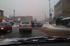 Wypadek zimowy