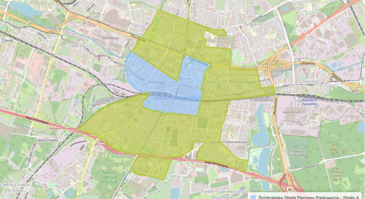 Nowe zasady parkowania w Centrum Katowic od 1 grudnia 2023!